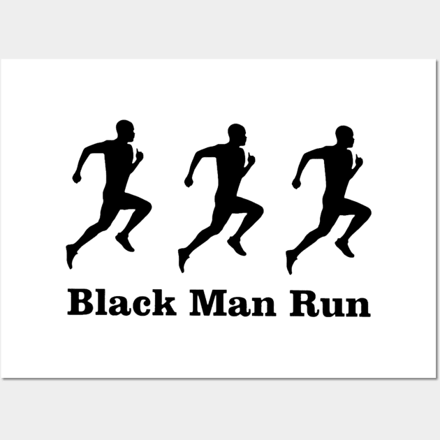 Ahmaud Arbery rip Black man Run Wall Art by clarineclay71